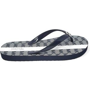 Michael Kors Women's MK Logo PVC Flip Flop